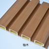 En stock panel de rejilla exterior plástico madera valla rejilla wpc panel de pared gran muralla patio terraza exterior panel de pared madera-plástico coextruido