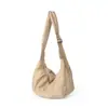 Bolso cruzado de hombro nuevo de nailon ligero de nicho coreano, unisex, versátil, ideal para el trabajo, estilo casual, bolso tipo bola de masa
