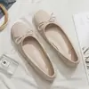 Zapatos de mujer retro estilo francés de suela blanda, nueva colección otoño 2026, estilo de noche con lazo, planos, tipo ballet, Mary Jane