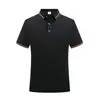 Camisa polo logo estampado seda de hielo solapa manga corta overol camisa cultural corporativa camiseta para hombre y mujer fábrica de ropa bordado
