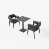 Sofá tipo cabina KTV para bar de estilo industrial, rincón de almacenamiento, asiento de tarjeta Ul, juego de mesa de café iluminado para discotecas