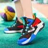 Zapatillas de Baloncesto para Niños 024 Primavera y Otoño Nuevas Zapatillas Infantiles Entrenamiento Práctico Infantil Malla Transpirable Antideslizantes Zapatillas Deportivas Lote