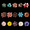 Nueva colección de broches de flor de acrílico con diseño vintage, borlas de camelia, accesorios para mujer, joyería transfronteriza al por mayor