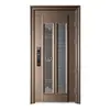 Fabricante de Origen en Foshan Puertas de Aluminio Fundido Personalizadas, Ventilación Puerta-en-Puerta, Puertas de Entrada para Clubes de Villa de Alta Gama, Puertas con Artesanía de Tallado en Aluminio