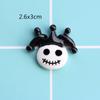 Novo Halloween Vampiro Fantasma Abóbora Morcego Resina DIY Grampo de Cabelo Tiara Anel Acessórios de Halloween