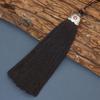 Nuevo colgante de linterna para coche largo Hanfu antiguo con borla y nudo chino de 13 cm para sombrero Fu