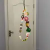 Cadena para teléfono móvil con diseño de animales de dibujos animados, adornos colgantes CCD, cordón con cuentas, llavero de cuerda antipérdida para cámara DIY.