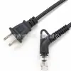 Cable de alimentación estándar de EE. UU. de dos clavijas con conector de figura de ocho