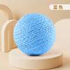 Bola de Sisal Extra Grande Juguete para Gato Auto-Placer y Alivio del Aburrimiento Bola de Lana Palo para Gato Campana Dentición y Resistente a Mordidas Pelota Juguete para Mascota
