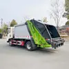 Caminhão Compactador de Lixo Sinotruk Howo de 6 Metros Cúbicos Coleta e Transporta Lixo Doméstico na Comunidade com uma Rede Completa de Pontos de Venda de Pós-Venda
