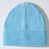Gorro de Lana Tejido Otoño/Invierno 2026 Estilo Europeo y Americano Simple Holgado Engrosado Estilo Coreano Unisex Gorro de Pareja Gorro de Pareja para Exteriores