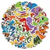 50/100 Lindas Pegatinas de Dinosaurios Pequeños con Graffiti para Taza de Agua, Teléfono Móvil, Cuaderno, Maleta, Pegatinas Decorativas Impermeables