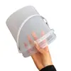 Balde plástico de 5 litros, balde redondo de 5 litros, material PP de grau alimentício, balde de tinta, balde de alimentos, balde de embalagem para transferência