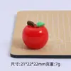 Manzana Luminosa Tridimensional Juguete de Comida Dibujos Animados Hecho a Mano Accesorios DIY Pegamento de Crema Resina Piezas Pequeñas Materiales para Pasadores