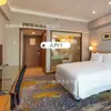 Mobiliario de Hotel Fupo, Juego Completo para Habitación Estándar, Diseño de Cama Tapizada Suave para Casas de Huéspedes, Renovación de Gabinete de Té de Negocios Específico para Hoteles