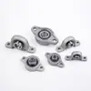 Unidade de Rolamento Miniatura com Mancal Vertical Furo Diamantado Diâmetro Interno KP KFL08 000 001 002 003 004