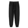 Nuevos Pantalones Deportivos Casuales Largos de Color Sólido con Puño de Algodón Hua de 320g para Hombre y Mujer, Holgados, para Primavera, Otoño, Invierno, Venta al por Mayor