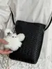 Bolso Cubo Tejido Personalizado y Elegante para Mujer 2026 Primavera Nuevo Estilo Coreano de Moda Tendencia Bolso Pequeño de Hombro Cruzado