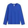 Sudadera de algodón puro con cuello redondo y color liso para primavera y otoño, ropa de trabajo con logotipo estampado para hombre y mujer, ropa de clase, sudadera de manga larga, lote nuevo