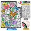 Manta de Siesta con Graffiti Engrosada de Lana de Cordero Venta Caliente Transfronteriza Manta para Niños DIY Doble Cara Creativa Hecha a Mano Manta para Colorear