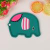 Set Creativo de Dibujos Animados Animales Lindos Tazón Aislado Tapete Individual para Taza Posavasos de Té Pvc Caucho Suave Posavasos Creativo