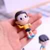 Boneco Figurine Modelo Nobita Shizuka Gordo Azul Gato Jingle Brinquedo de Pelúcia Ornamento Acessórios Caixa Surpresa Miniatura