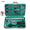 Conjunto Combinado de Chave de Soquete e Bits com Encaixe de 1/4 de Polegada, 130 Peças, Mais Vendido no Exterior, Conjunto de Ferramentas para Reparo Automotivo