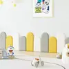 Pegatinas de Pared Anticolisión Autoadhesivas Cabecero Decoración Suave de Pared Tatami Contorno Suave de Pared Pegatinas de Pared 3D Estéreo para Niños Respaldo