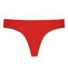 Ropa interior de triángulo para mujer de comercio exterior Temu en colores Morandi, Tanga sin costuras de seda helada de corte libre para mujer, Transpirable y de secado rápido