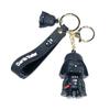 Llavero de Star Wars, llavero de samurái en blanco y negro, llavero de coche, bolso de pareja, colgante, venta al por mayor
