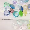 Cristal Millennium Rosa 10mm K9 Octogonal Fundo Pontiagudo Strass Super Brilhante Vidro Strass Decorações para Unhas Atacado