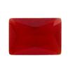 Huagang Gem Rectangular Ángulo Recto Coche Flor Vidriera Piedra Nuda Anillos de Vidrio Multicolor Outlet de Fábrica de Joyería