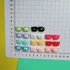Gafas de Sol Mosaico Divertidas de Dibujos Animados Resina Hechas a Mano DIY Pegamento de Crema Funda para Teléfono Pasador Zuecos Bolso Imán para Nevera