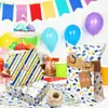 Wx-Azul Temporada de Graduación Papel Sydney 17g Dulce de Regalo Papel de Envoltura a Prueba de Humedad Estrella Raya Papel Decorativo de Copia