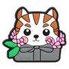 Amazon Caliente Mascota Gato Caja de Regalo Zapatos con Agujeros Hebilla de Zapato de Flor Gota de Plástico Goma Suave DIY Agujero Accesorios de Bolsa de Playa