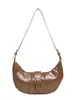 Bolso de axila de nicho de alta gama para mujer 2024 nuevo otoño e invierno bolso cruzado vintage de gran capacidad para ir al trabajo bolso croissant