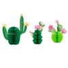 Colgante de Cactus Carnoso Panal Miel Verano Planta Bola de Panal Decoración Suministros para Fiesta Mexicana