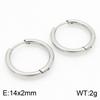 Brincos Redondos Banhados a Ouro 18K Transfronteiriços Design Nicho Versátil Aço Inoxidável 304 Brincos de Argola para Homens e Mulheres