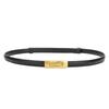 Cinturón fino de cuero genuino para mujer, cinturón con hebilla ajustable que combina con todo, cinturón decorativo para mujer, cinturón pequeño para mujer, venta al por mayor