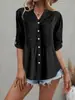 Popular camisa tejida casual europea y americana con encaje empalmado, cuello en V, manga larga para mujer, venta al por mayor de fábrica de comercio electrónico transfronterizo