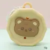 Bolsa de Silicone com Furo Estilo Desenho Animado Mini Carteira de Moedas Bolsa de Cosméticos DIY Bolsa para Fones de Ouvido Pingente de Chaveiro Presente