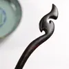 Horquilla de Ébano Tallada a Mano Horquilla de Madera Antigua Nuevo Estilo Chino Horquilla de Paso Oscilante Dinastía Han Accesorios para el Cabello Horquilla al por Mayor