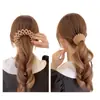 Ferramenta de Modelagem de Cabelo Ninho de Pássaro para Rabos de Cavalo Altos e Coques, Presilha de Anel de Cabelo Ninho de Pássaro Aveludada, Acessório de Modelagem de Cabelo