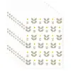 Pegatinas de pared de flores pequeñas transfronterizas, patrón pequeño decorativo, papel tapiz de pared de dormitorio, pegatinas de pared autoadhesivas, pegatinas de pared, decoración de ventana