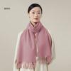 Cachecol chinês vermelho 100 cashmere feminino cachecol vermelho zodíaco chinês ano casamento festivo cachecol vermelho macio e delicado