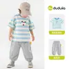 Pantalones Físicos Repelentes de Mosquitos para Niños Dudu Verano Niños 2026 Nuevo Estilo de Verano Niñas Pantalones Casuales Modernos