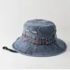 Nuevo Sombrero de Pescador de Mezclilla Retro de Primavera para Hombres y Mujeres, Sombrero de Sol de Montañismo para Exteriores, Senderismo y Camping, Moderno y Versátil