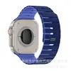 Patrón de teclas de piano, correa de reloj magnética de silicona bicolor, compatible con Apple Watch Series 9, 10, 11 y iWatch Ultra