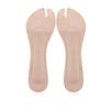 Chanclas de cuero almohadilla 3/4 chanclas autoadhesivas sandalias soporte de rebote suave absorción de impactos antideslizante almohadilla de media talla