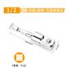 Conector de destornillador de biela universal con mango hexagonal y manguito cuadrado, adaptador de taladro manual de 360 grados, para lotes de aire